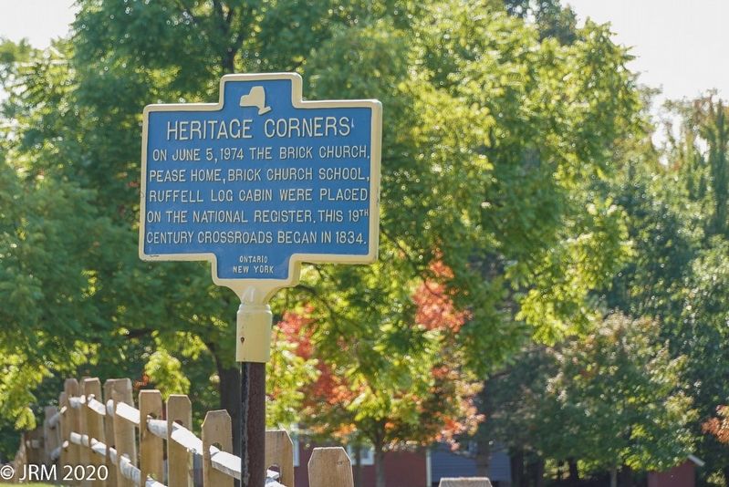 Heritage Corners Marker. Click for full size. Heritage Corners Marker image. Click for full size.