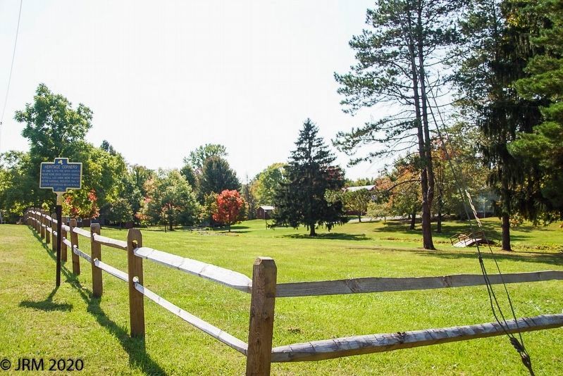 Heritage Corners Marker, Looking Southwest. Click for full size. Heritage Corners Marker, Looking Southwest image. Click for full size.