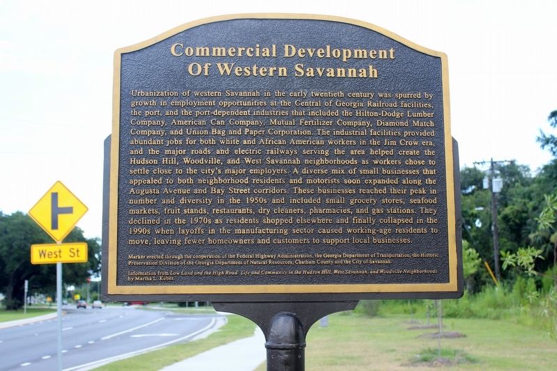 Commercial Development of Western Savannah Marker image. Click for full size.