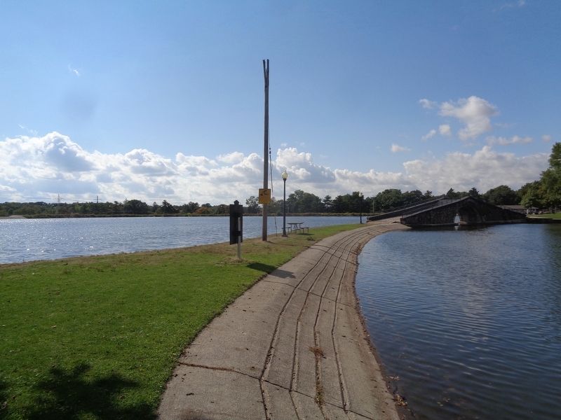 Miller Park's Segregated Beaches Marker image. Click for full size.