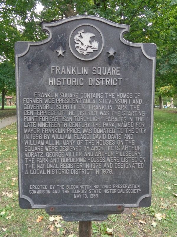 Franklin Square Historic District Marker image. Click for full size.
