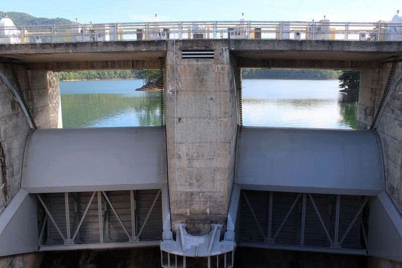 Fontana Dam Spillway image. Click for full size.