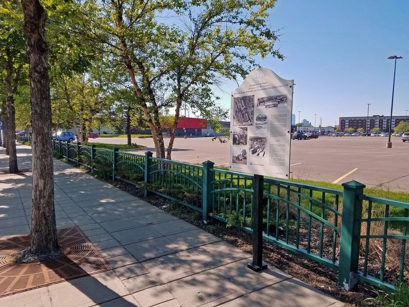 Marker at the edge of the Target parking lot. Click for full size. Marker at the edge of the Target parking lot image. Click for full size.