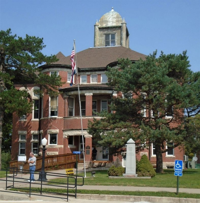 Caldwell County Sesquicentennial and DAR Markers image. Click for full size.