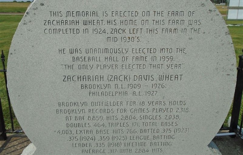 Zachariah (Zack) Davis Wheat Marker (back). Click for full size. Zachariah (Zack) Davis Wheat Marker (back) image. Click for full size.