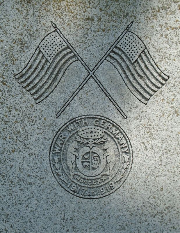 World War Memorial Engraving image. Click for full size.