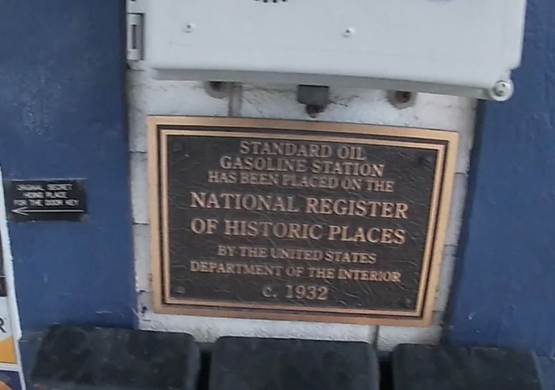 National Register of Historic Places sign. Click for full size. National Register of Historic Places sign image. Click for full size.