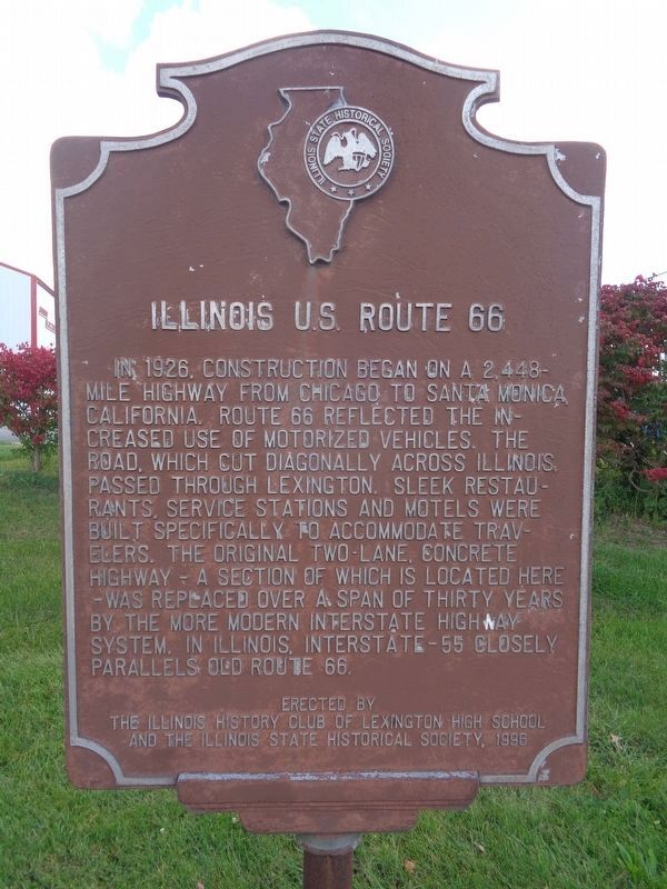 Illinois U.S. Route 66 Marker image. Click for full size.