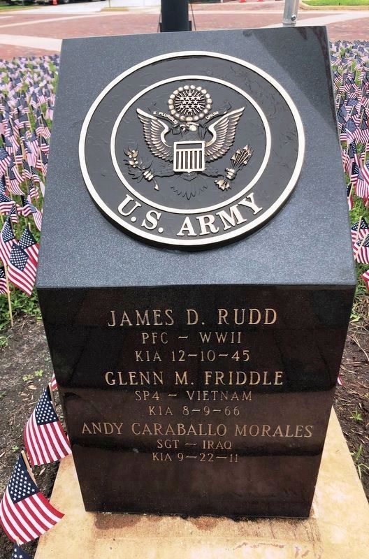 U.S. Army Memorial image. Click for full size.