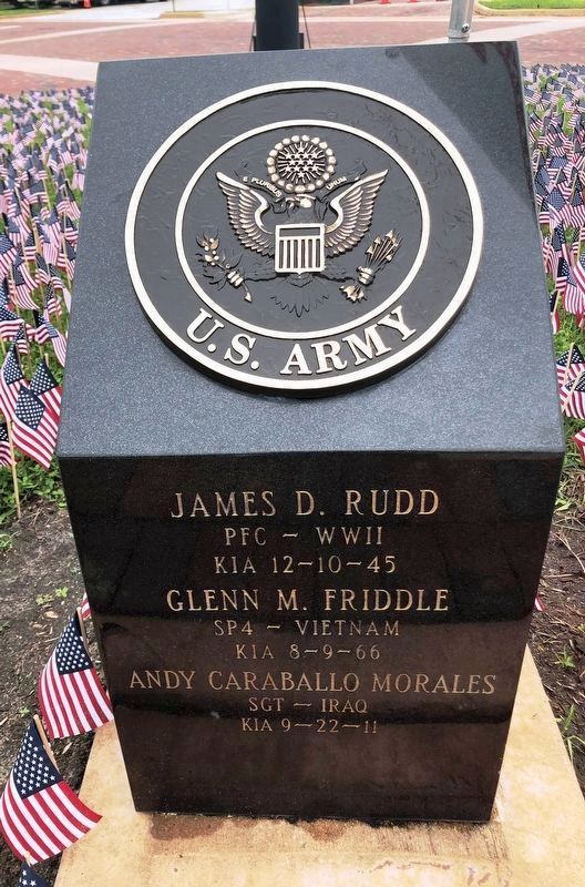 U.S. Army Memorial. Click for full size. U.S. Army Memorial image. Click for full size.