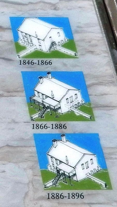Marker detail: 19th Century Changes image. Click for full size.