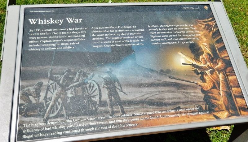 Whiskey War Marker image. Click for full size.