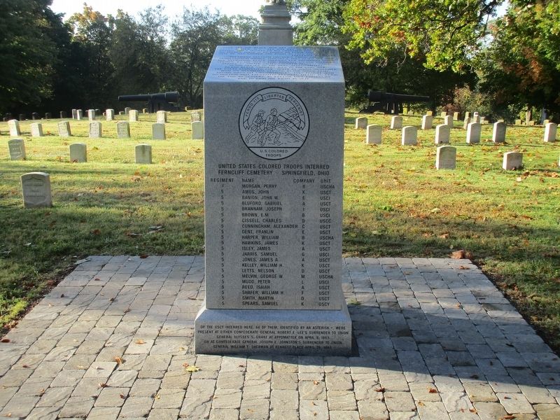 United States Colored Troops Marker. Click for full size. United States Colored Troops Marker image. Click for full size.