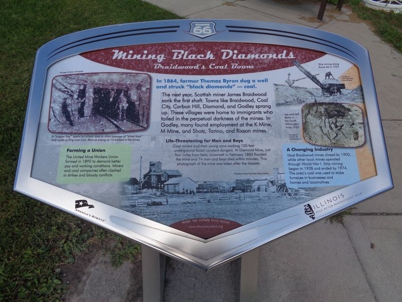 Mining Black Diamonds Marker image. Click for full size.