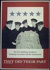 The Sullivan Brothers. Click for full size. The Sullivan Brothers image. Click for full size.