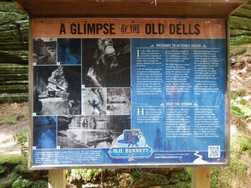 A Glimpse of the Old Dells Marker image. Click for full size.