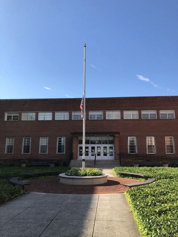 The Original Bates Flagpole. Click for full size. The Original Bates Flagpole image. Click for full size.