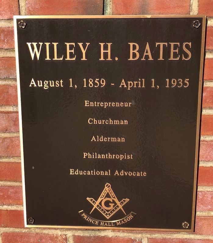 Wiley H. Bates Marker image. Click for full size.