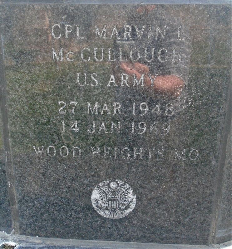Vietnam War CPL McCullough Memorial image. Click for full size.