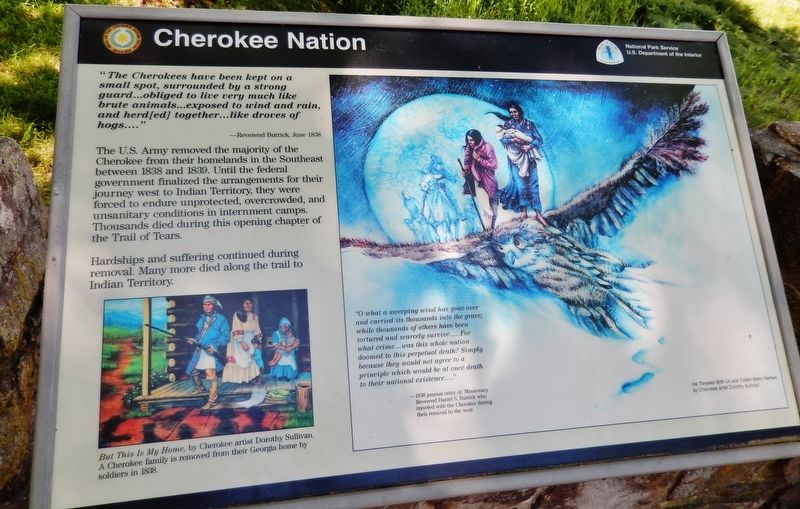 Cherokee Nation Marker image. Click for full size.