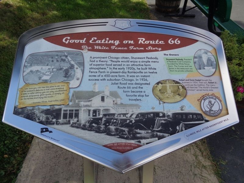 Good Eating on Route 66 Marker image. Click for full size.