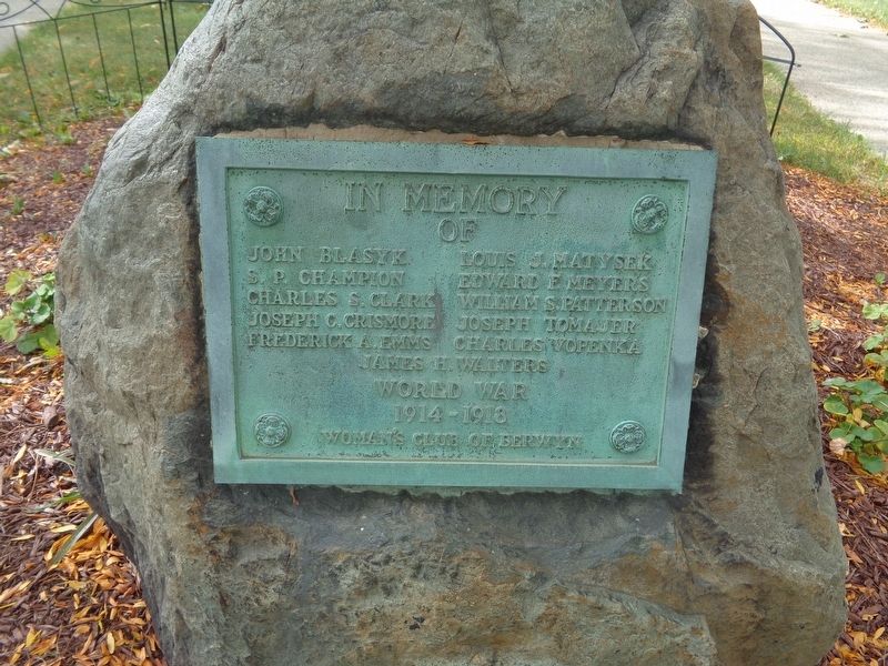 World War I Memorial image. Click for full size.