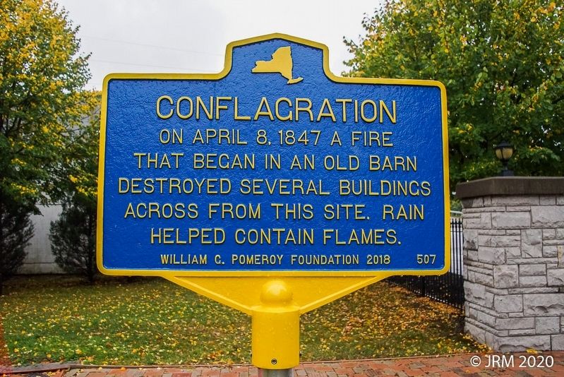 Conflagration Marker Obverse image. Click for full size.