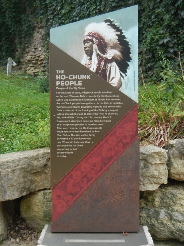 The Ho-Chunk People Marker image. Click for full size.