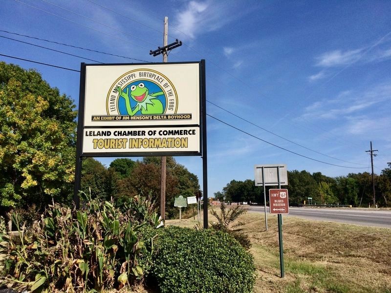 Marker is near the birthplace of Kermit the Frog Museum. image. Click for full size.