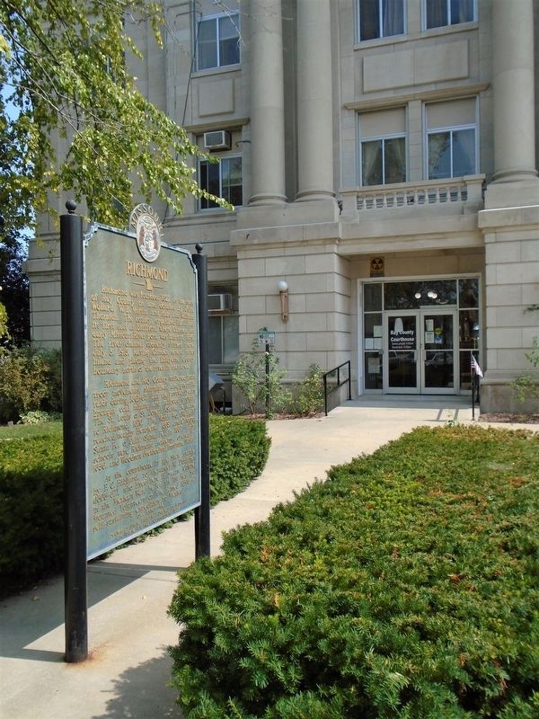 Richmond Marker. Click for full size. Richmond Marker image. Click for full size.