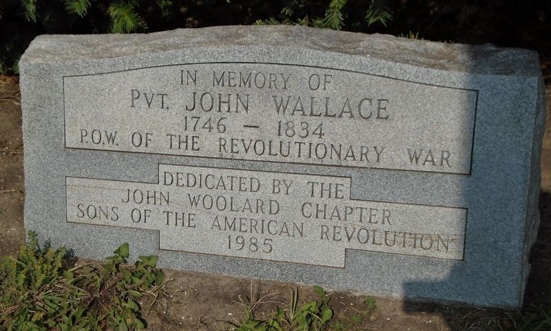 Pvt. John Wallace Marker image. Click for full size.