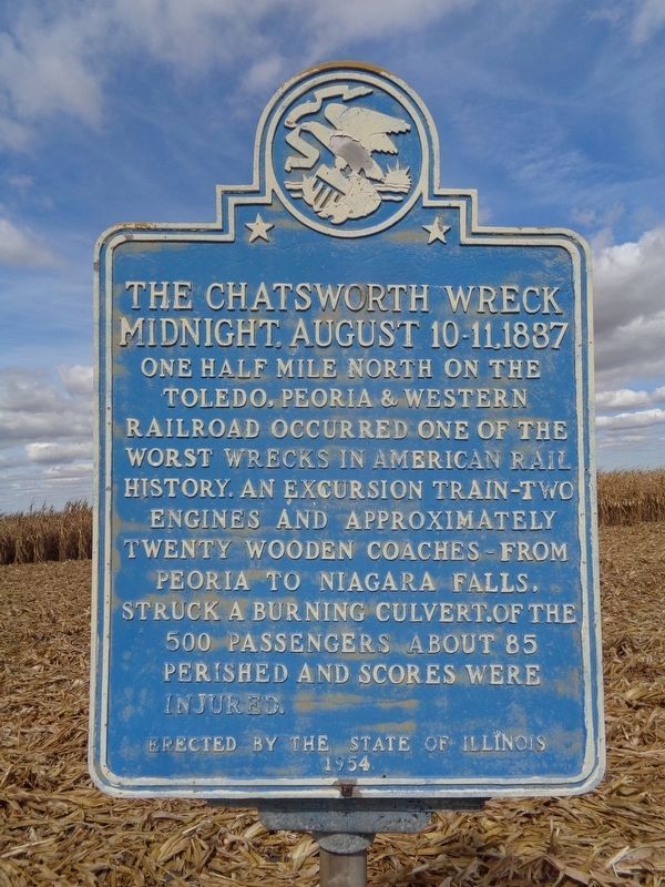 The Chatsworth Wreck Marker image. Click for full size.