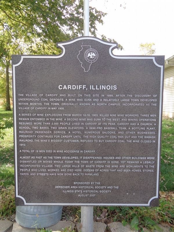 Cardiff, Illinois Marker image. Click for full size.