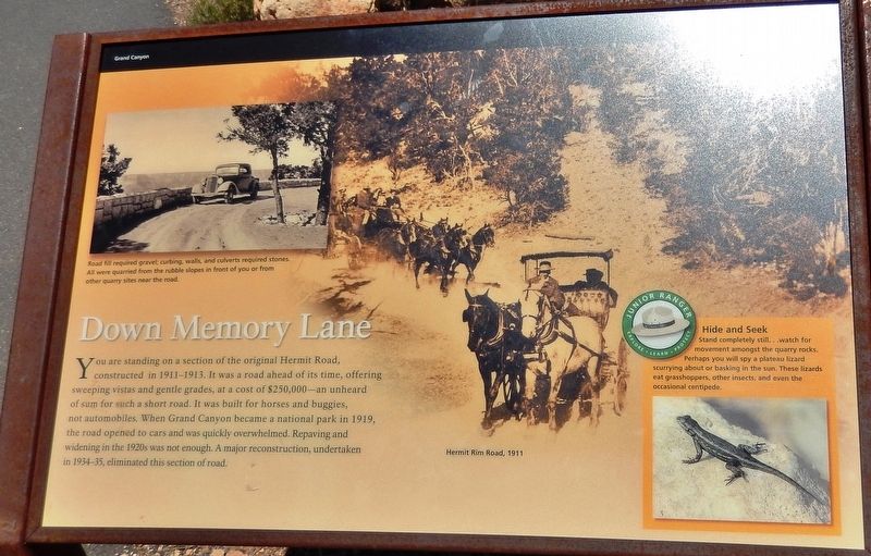 Down Memory Lane Marker image. Click for full size.