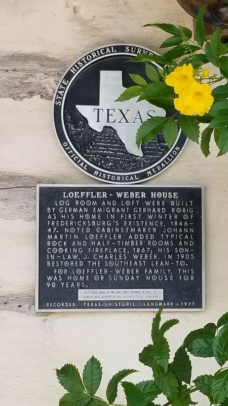 Loeffler - Weber House Marker image. Click for full size.