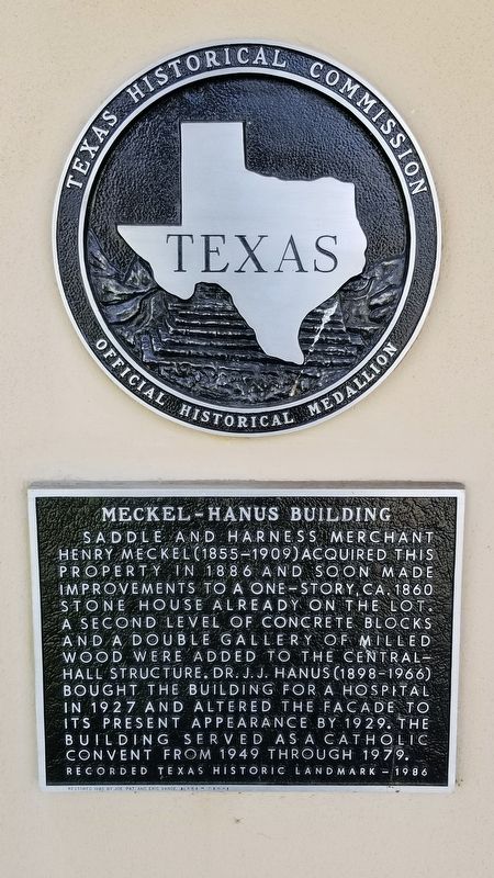 Meckel - Hanus Building Marker image. Click for full size.