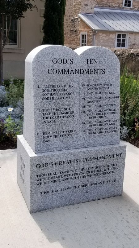 God's 10 Commandments image. Click for full size.