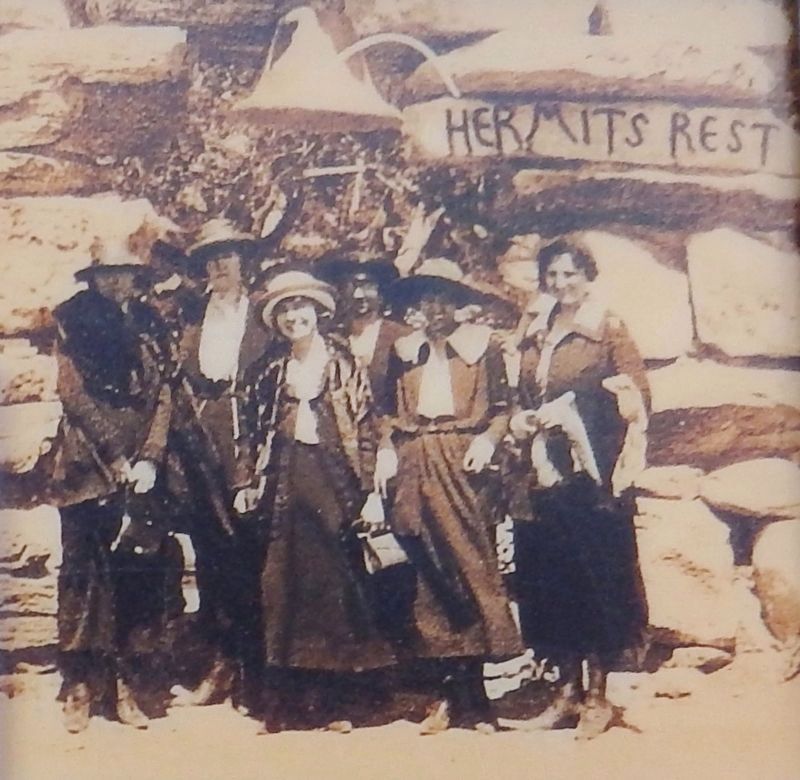 Marker detail: Hermits Rest image. Click for full size.