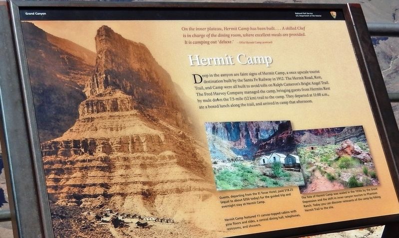 Hermit Camp Marker image. Click for full size.