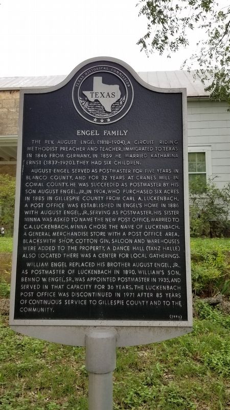 Engel Family Marker image. Click for full size.
