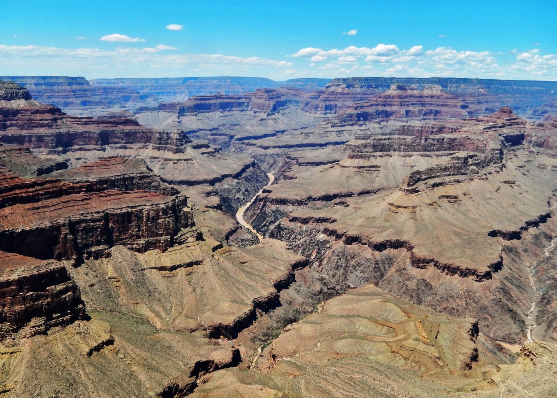 Colorado River & Grand Canyon from Pima Point Overlook image. Click for full size.