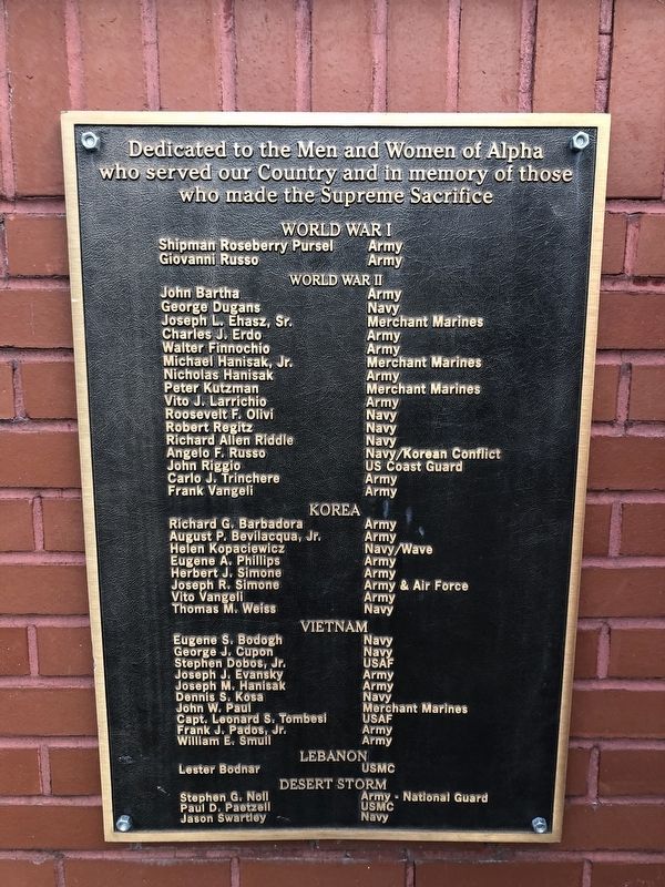 Veterans Memorial. Click for full size. Veterans Memorial image. Click for full size.