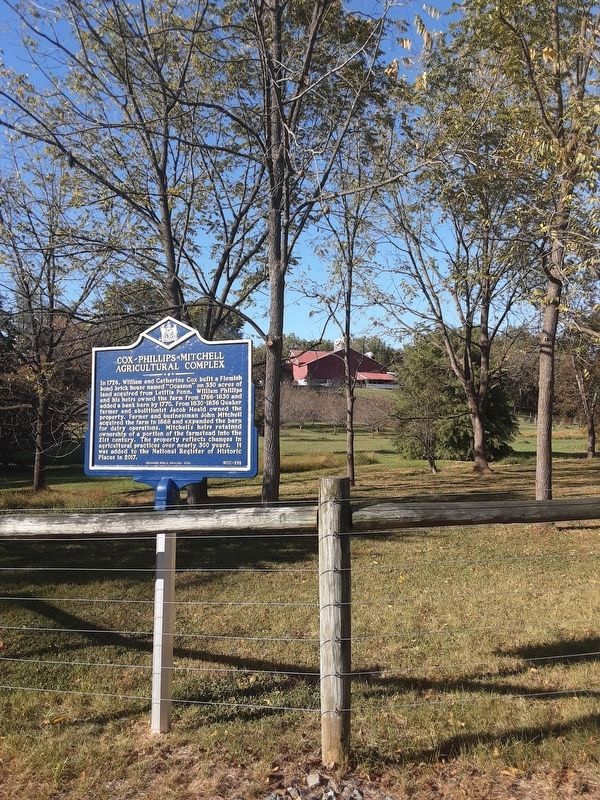 Cox-Phillips-Mitchell Agricultural Complex Marker image. Click for full size.