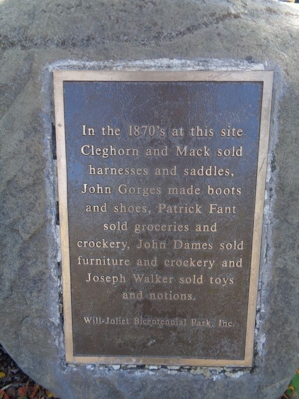 Market in Joliet Marker. Click for full size. Market in Joliet Marker image. Click for full size.