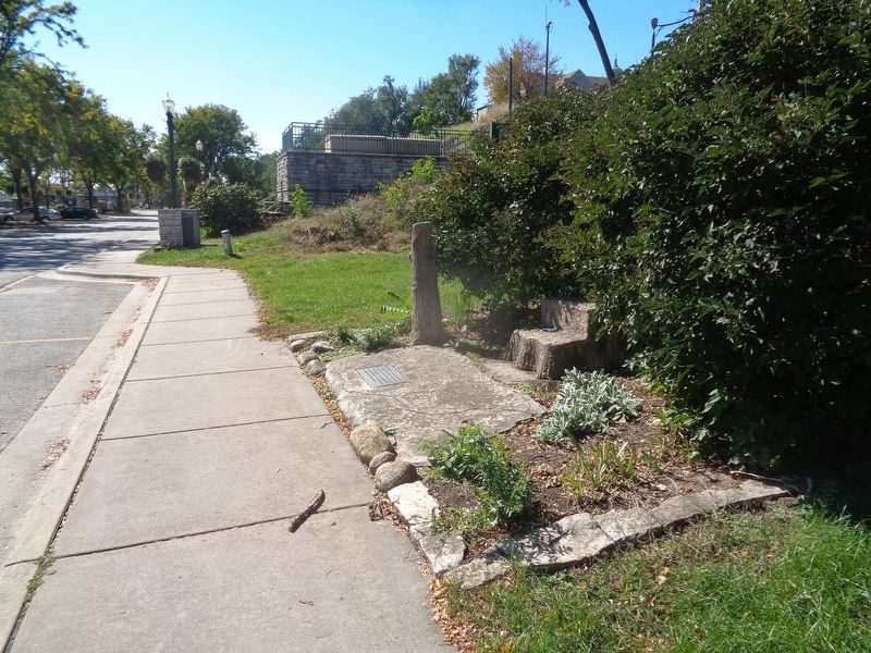 Joliet's First Sidewalks Marker image. Click for full size.