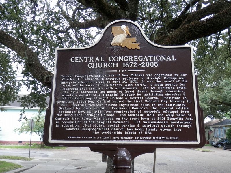 Central Congregational Church 1872-2005 Marker image. Click for full size.