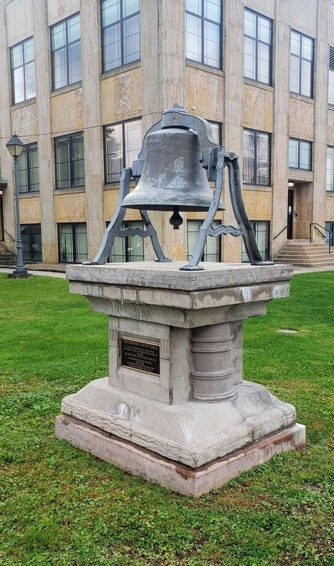 The Preston County Bell Marker image. Click for full size.
