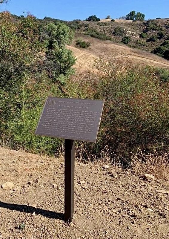 Old Topanga Canyon Road Marker image. Click for full size.