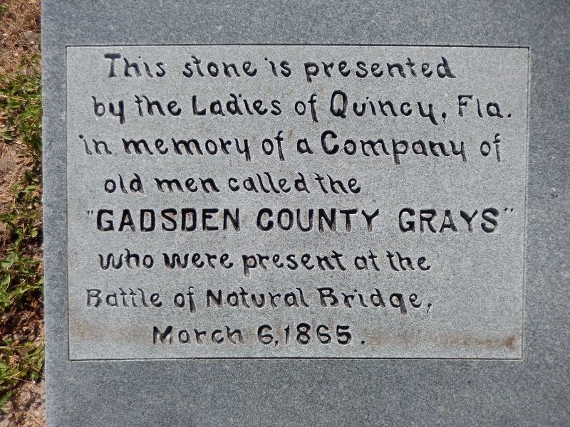 Gadsden County Grays Tablet image. Click for full size.