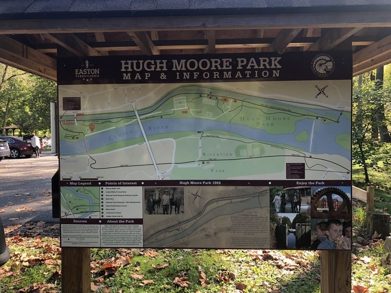Hugh Moore Park Marker image. Click for full size.